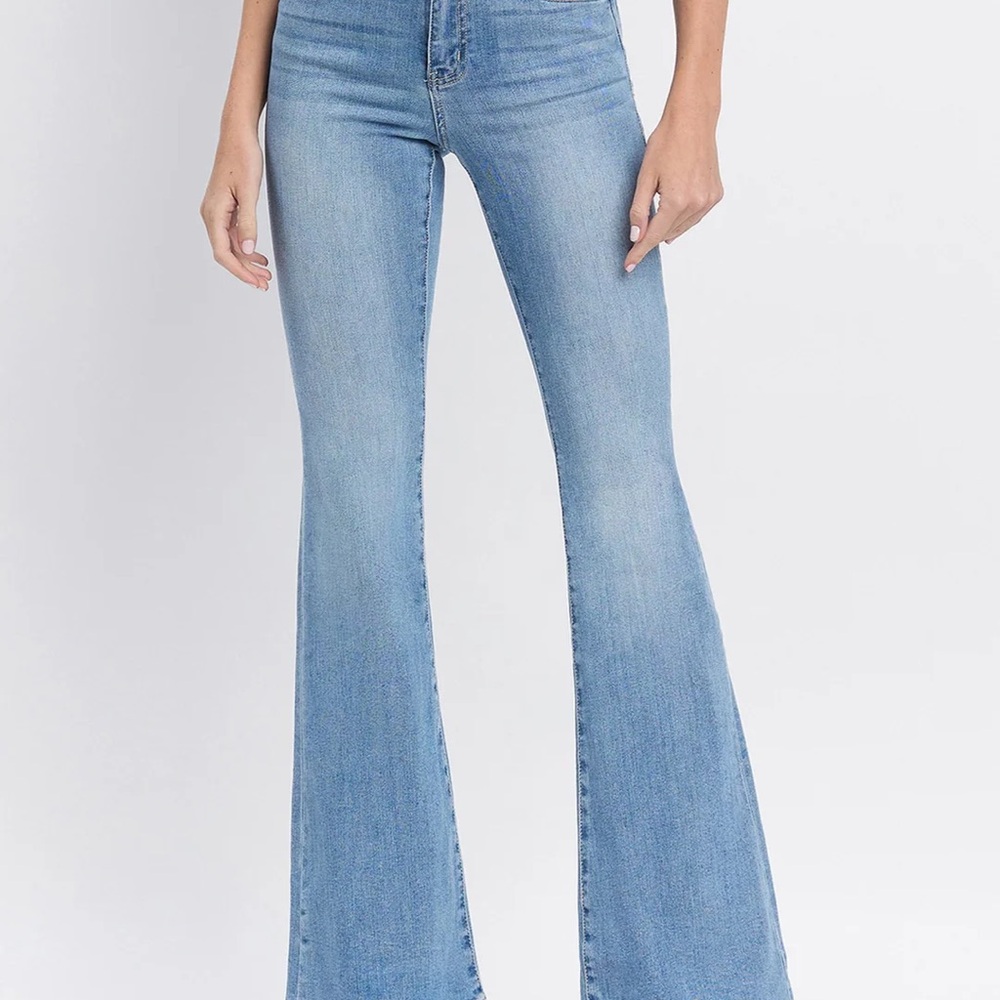 Old Navy Light Wash High-Rise Wide Leg Jeans